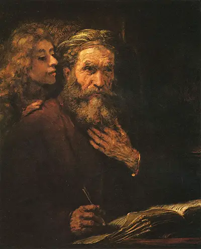 St Matthew and the Angel Rembrandt